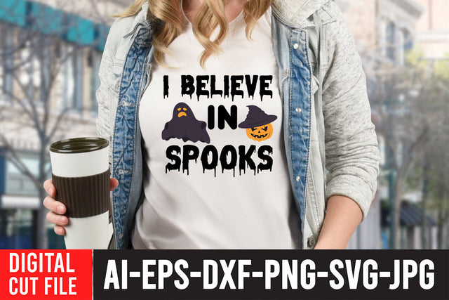 i Believe in Spooks SVG Cut File SVG BlackCatsMedia 