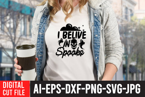 I Believe In Spooks SVG Cut FIle SVG BlackCatsMedia 