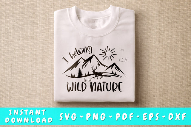 I Belong To The Wild Nature SVG SVG HappyDesignStudio 