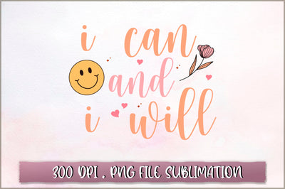 I can and I will Sublimation SVG Shetara Begum 