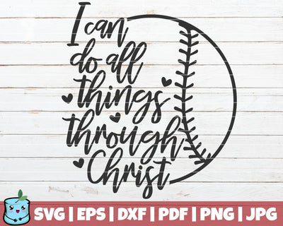 I Can Do All Things Through Christ SVG MintyMarshmallows 