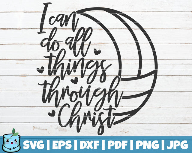 I Can Do All Things Through Christ SVG MintyMarshmallows 