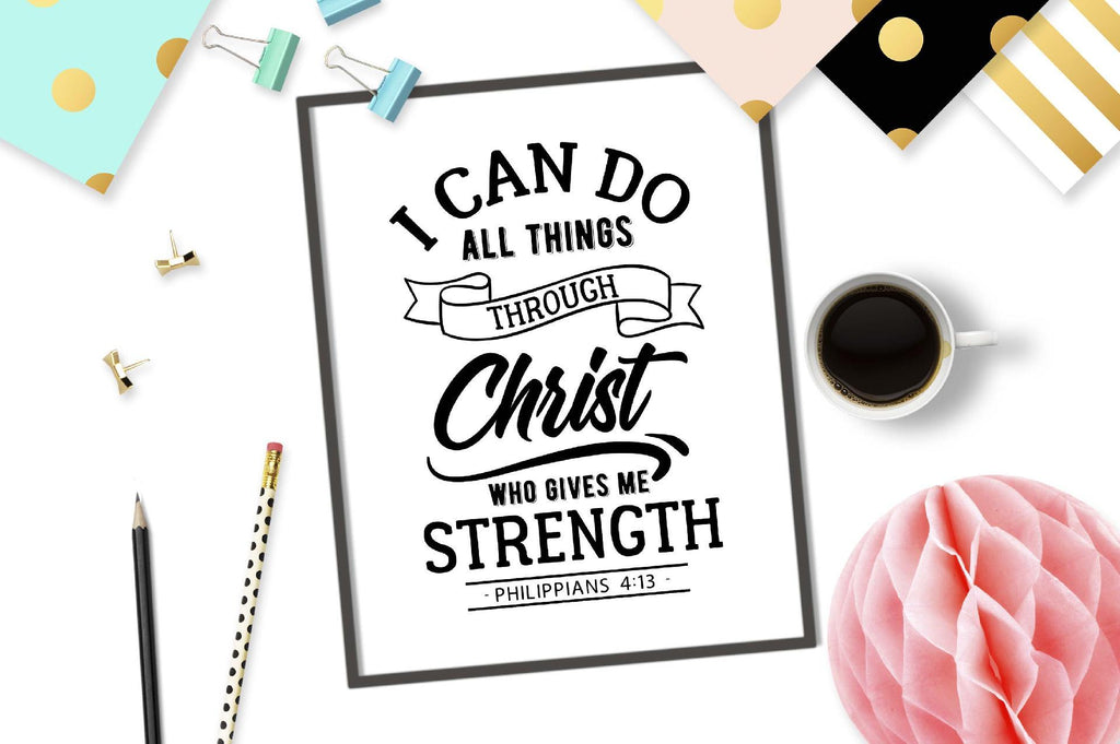 I can do all things through Christ who gives me strength | Philippians ...