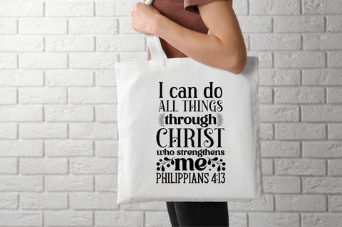 I can do all things through christ who strengthens me philippians 4:13 SVG SVG DESIGNISTIC 