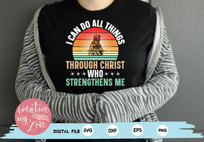 i can do all things through christ who strengthens me SVG md faruk hossain 