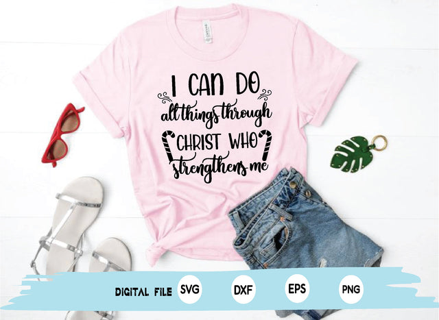 i can do all things through christ who strengthens me SVG md faruk hossain 