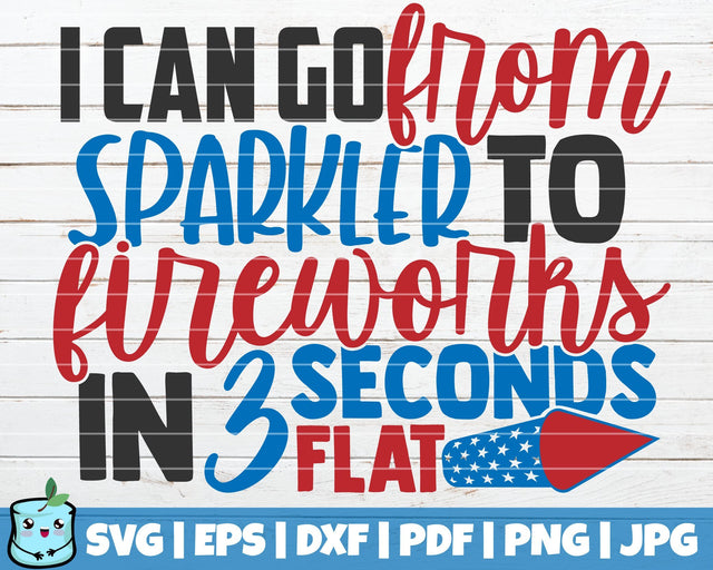 I Can Go From Sparkler To Fireworks In 3 Seconds Flat SVG MintyMarshmallows 