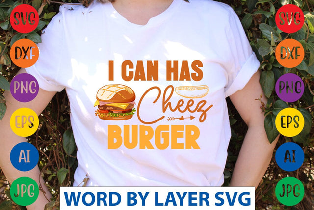 I Can Has Cheezburger SVG Design SVG Rafiqul20606 