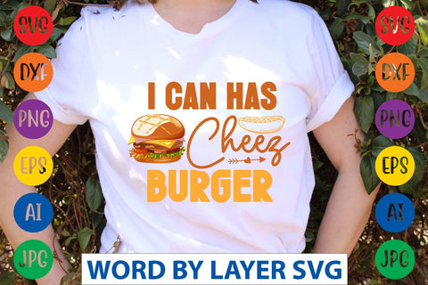 I Can Has Cheezburger SVG Design SVG Rafiqul20606 