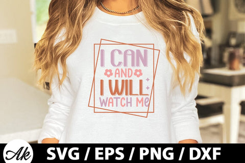 I can & i will watch me Retro SVG SVG akazaddesign 