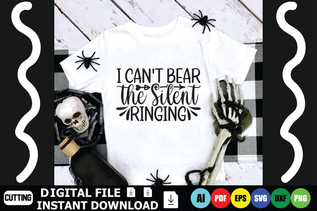 I Can't Bear The Silent Ringing SVG Shahin alam 