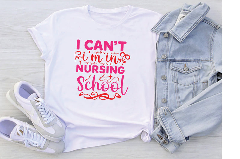 I Cant Im In Nursing School SVG SVG Creativeart88 