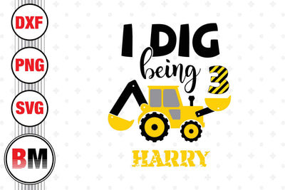 I Did Being 3rd Birthday Construction SVG, PNG, DXF Files SVG BMDesign 