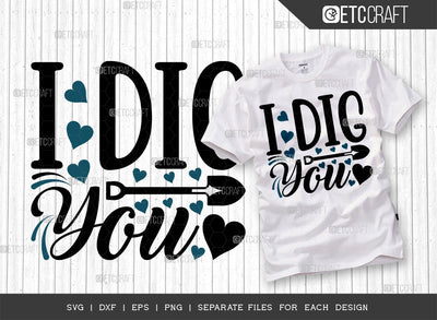 I Dig You SVG Cut File | Valentine's Day Svg | True Love Svg | Valentine Svg | 14 February Svg | Heart Svg | Valentine's Day Quote Design SVG ETC Craft 