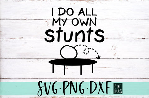 I Do All My Own Stunts SVG | Kids SVG SVG RedFoxDesignsUS 