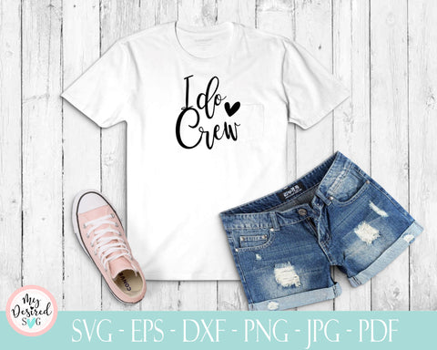 I Do Crew svg, Wedding Ring Svg, Hen Do Party Shirts, Bride & Bridesmaid, Bachelorette Party, Wedding Party, Svg files for Cricut, svg, dxf SVG MyDesiredSVG 