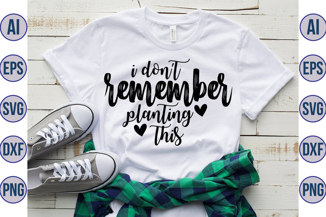 I donot remember planting this svg SVG orpitasn 