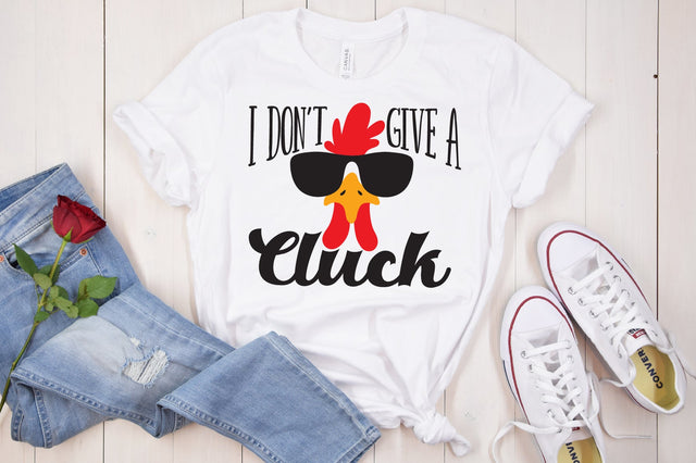 I Don't Give A Cluck SVG SVG Caffeinated SVGs 