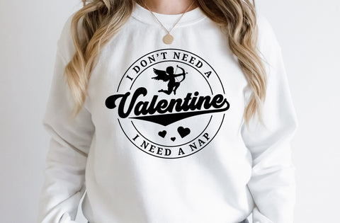 I Don't Need A Valentine SVG, Funny Valentine Svg, Hello Valentine Svg, Valentine's Day t-shirt, Love Svg, Heart Svg, Be Mine Svg, Cupid Svg SVG MD mominul islam 