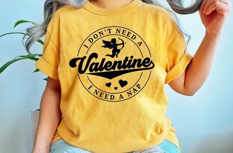 I Don't Need A Valentine SVG, Funny Valentine Svg, Hello Valentine Svg, Valentine's Day t-shirt, Love Svg, Heart Svg, Be Mine Svg, Cupid Svg SVG MD mominul islam 