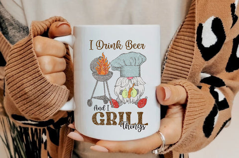 I Drink Beer and I Grill Things Sublimation Sublimation Jagonath Roy 