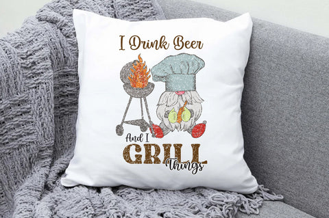 I Drink Beer and I Grill Things Sublimation Sublimation Jagonath Roy 