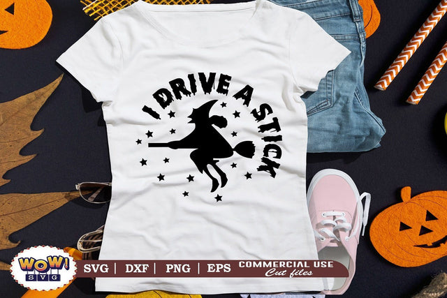 I drive a stick svg, dxf, png, Halloween cutting files, 31st october svg, Halloween svg, Halloween cricut files, halloween sign, Funny quotes SVG Wowsvgstudio 