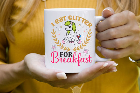 I eat glitter for breakfast SVG SVG Regulrcrative 