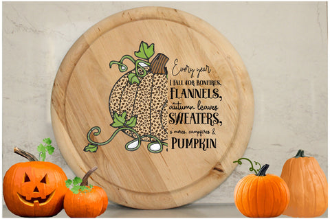 I Fall for Bonfires, Flannels, Autumn Sublimation Sublimation Jagonath Roy 