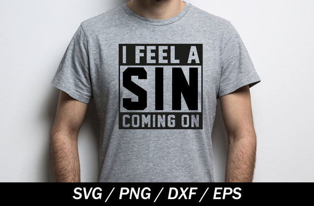 I Feel A Sin Coming On SVG, Western, Eroded, Country Song Lyrics, Bleached T-shirt Design, Digital File SVG MD mominul islam 