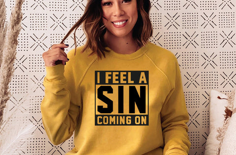 I Feel A Sin Coming On SVG, Western, Eroded, Country Song Lyrics, Bleached T-shirt Design, Digital File SVG MD mominul islam 