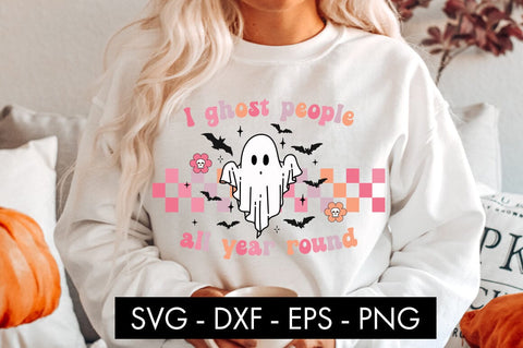 I Ghost People All Year Round SVG Cut File PNG Sublimation SVG Freeling Design House 