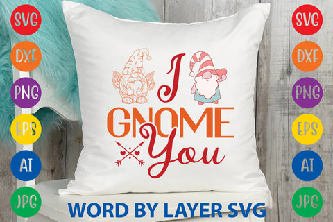 I Gnome You, Gnome SVG SVG Rafiqul20606 