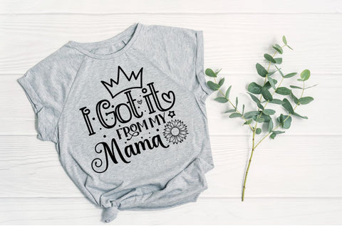 I got it from my mama, baby SVG SVG DESIGNISTIC 