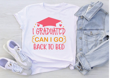 I Graduated Can I Go Back To Bed SVG SVG Creativeart88 