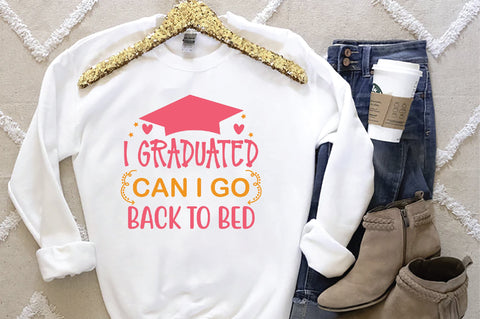 I Graduated Can I Go Back To Bed SVG SVG Creativeart88 