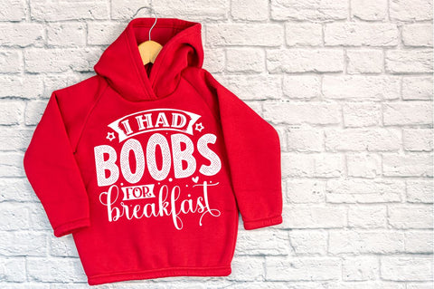 I had boobs for breakfast, baby SVG SVG DESIGNISTIC 