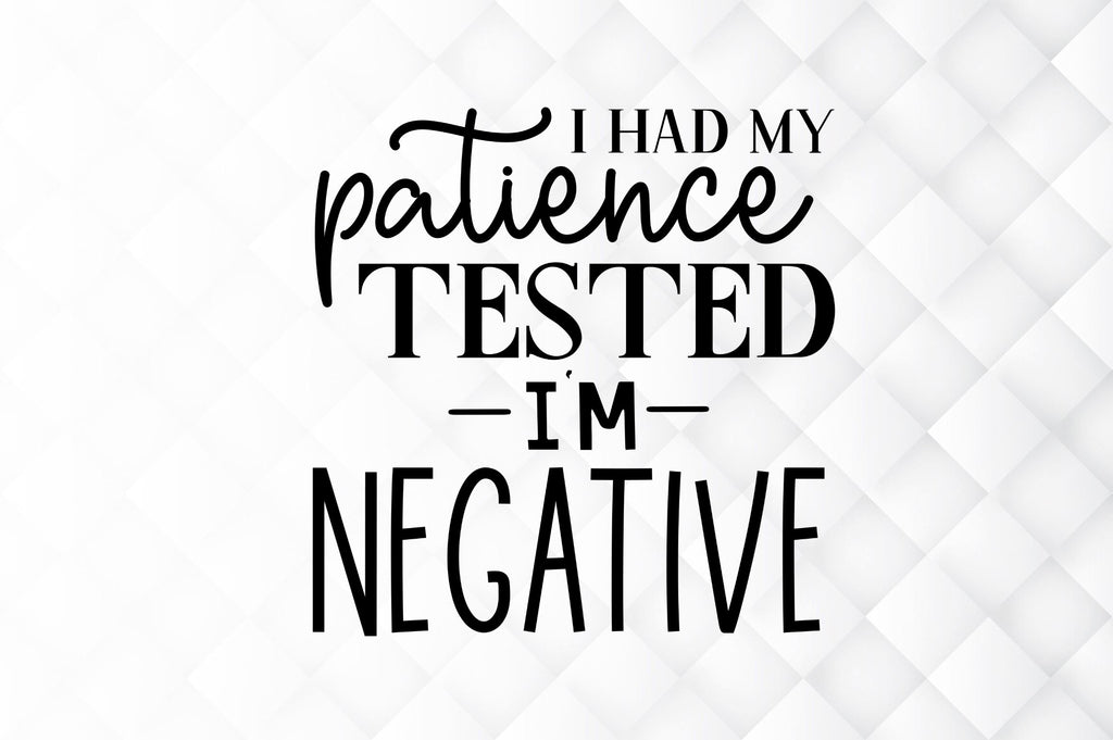 I had my patience tested SVG - So Fontsy