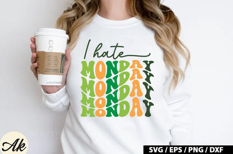I hate monday Retro SVG SVG akazaddesign 