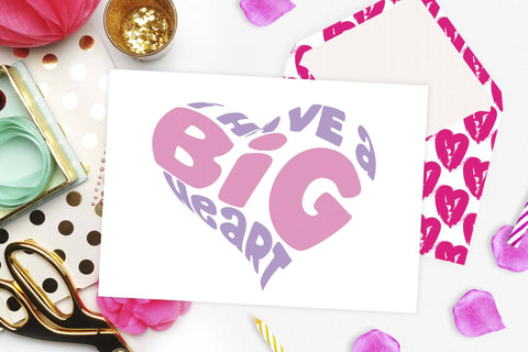 I have a big heart Cut file | Heart shape | More colors available SVG TheBlackCatPrints 