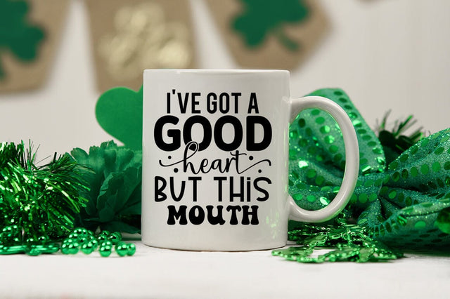 I Have A Good Heart But This Mouth SVG CraftingStudio 