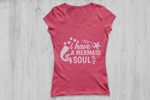I Have A Mermaid Soul| Mermaid SVG Cutting Files SVG CosmosFineArt 