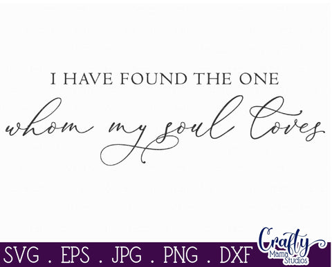 I Have Found The One, Love Svg, Farmhouse Svg, Home Sign Svg SVG Crafty Mama Studios 