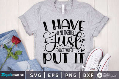 I have it all together i just forgot where i put it SVG SVG Regulrcrative 