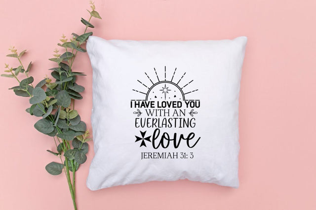 I have loved you with an everlasting love jeremiah 31: 3 SVG SVG DESIGNISTIC 