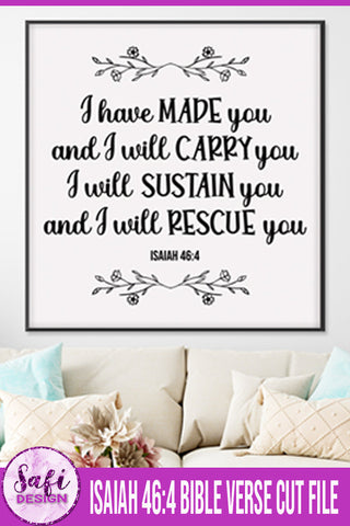 I have made you Bible Verse SVG SVG Safi Design 