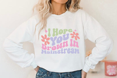I Hope You Drown In Mainstream, Sarcastic, Funny SVG SVG FiveStarCrafting 