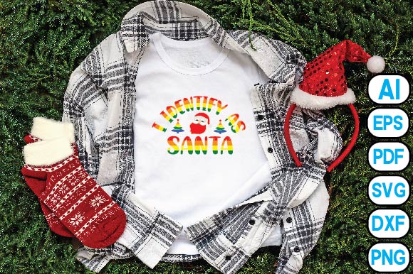 I identify as SANTA SVG Craftlabsvg24 