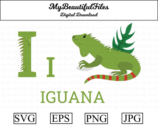 i-iguana SVG MyBeautifulFiles 