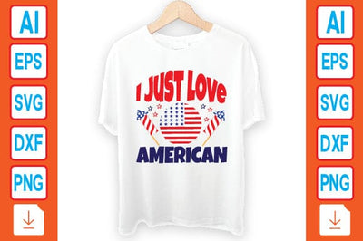 I Just Love American SVG Craftlabsvg24 
